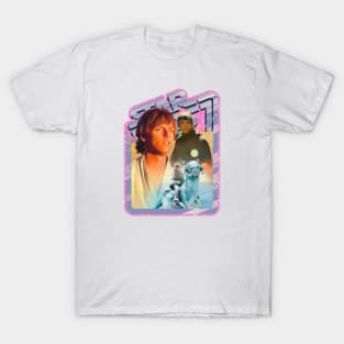 Hero (pink starfield, original border) T-Shirt